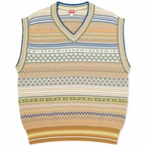 SOLD | KENZO Multicolor Kenzo Paris Fairisle Vest